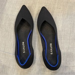 Rothy’s The Point black flats 9.5